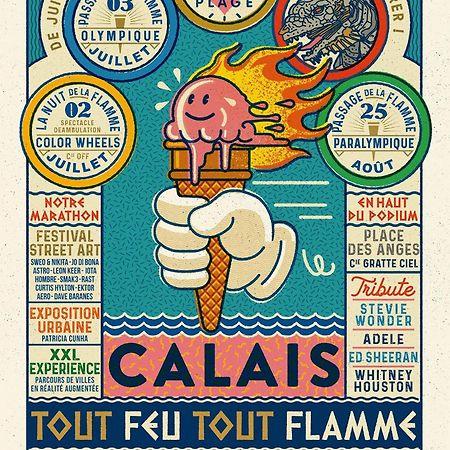 Le Jean de Fiennes Leilighet Calais Eksteriør bilde